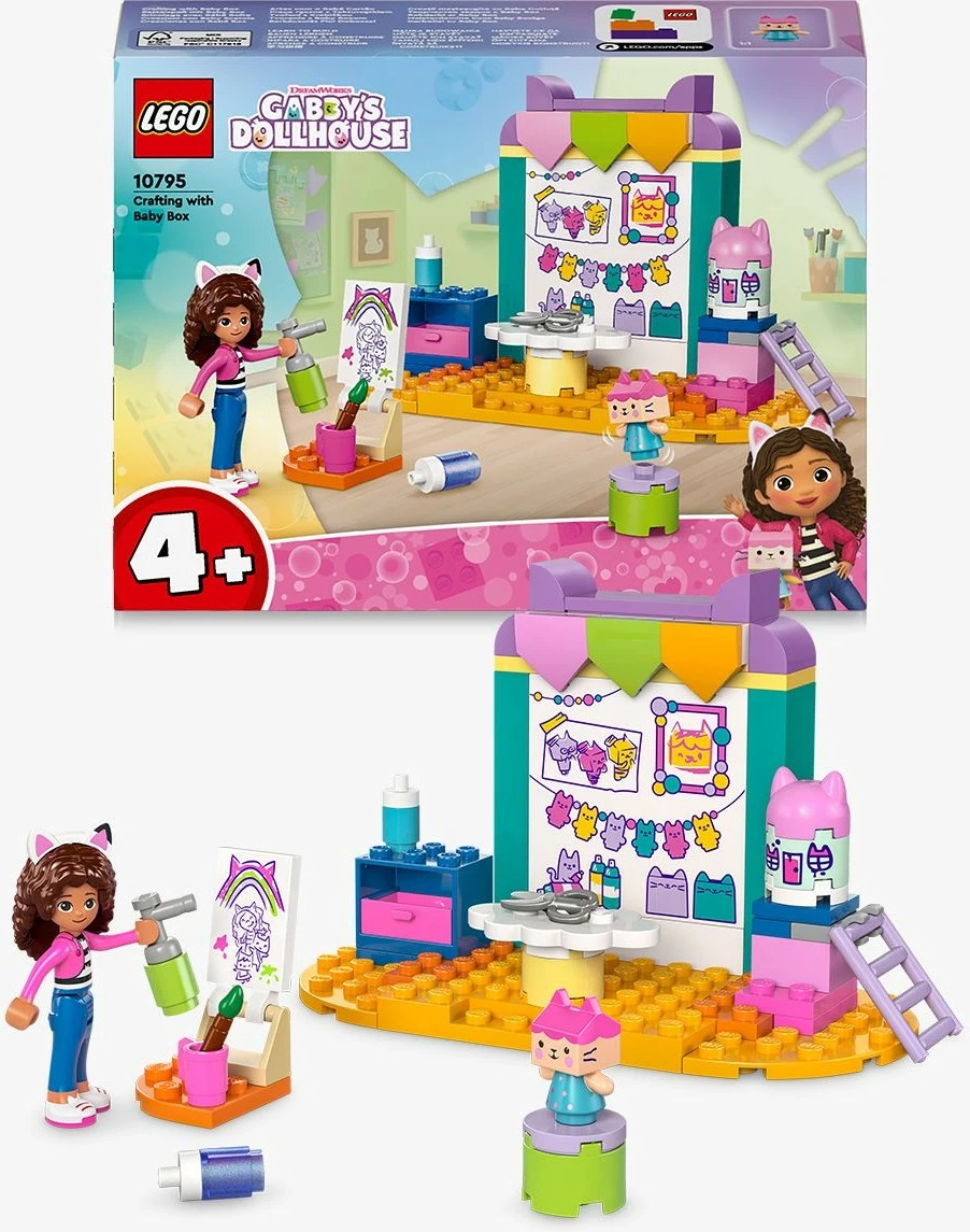 Set ndërtimi LEGO Gabby's Dollhouse 10795, shumëngjyrësh, për fëmijë 4+