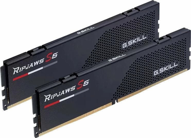 RAM Memorje G.Skill Ripjaws S5 F5-6400J3239G16GX2-RS5K DDR5 32GB 6400MHz CL32, e zezë, kit 2x16GB