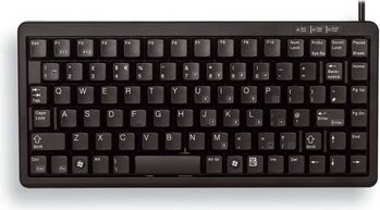 Tastierë Cherry G84-4100, Mini, Me kabllo, USB, AZERTY, Ngjyrë e zezë