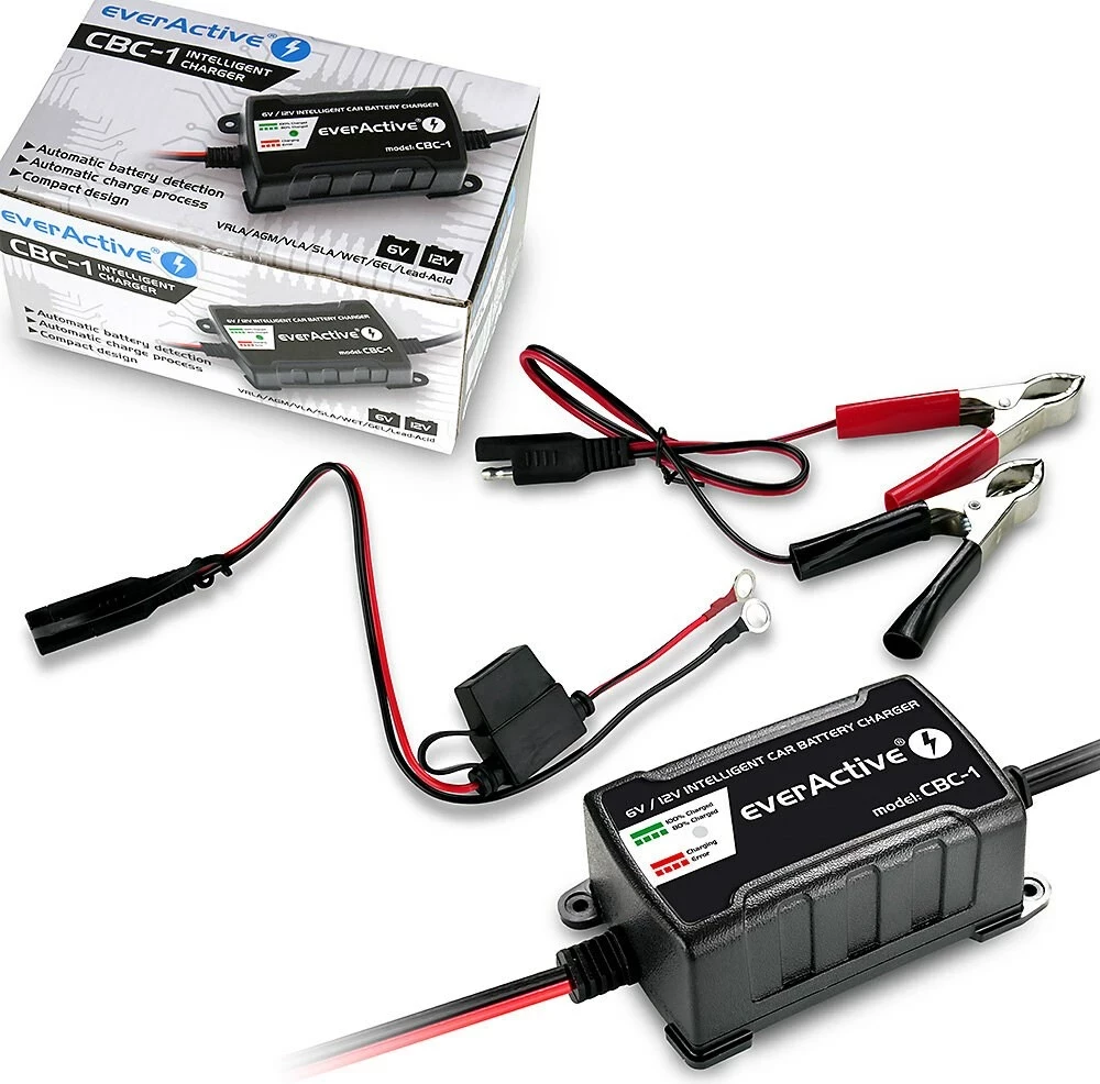 Karikues i baterisë së makinës everActive, 6-12V