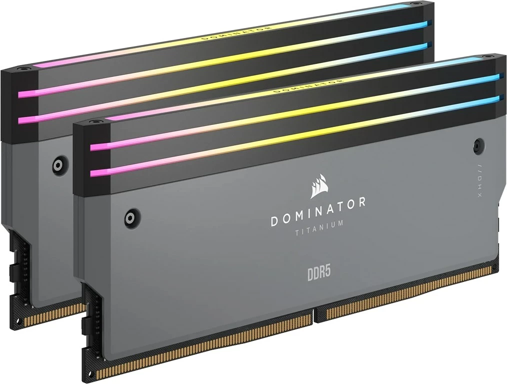 RAM memorje Corsair Dominator Titanium CMP64GX5M2B6000Z30, 64 GB (2x32 GB), DDR5, me ndriçim RGB