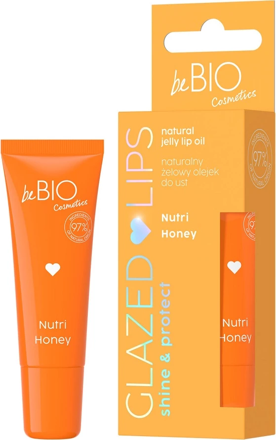 Vaj xhel për buzë për femra BeBio Ewa Chodakowska Glazed Lips Natural Gel Lip Oil Nutri Honey, 10ml