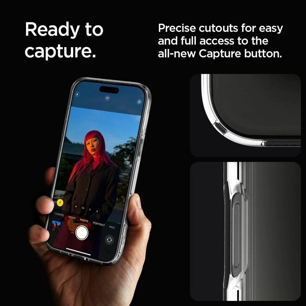 Mbështjellës Spigen Ultra Hybrid për iPhone 16 Pro Max, transparent (1 copë)