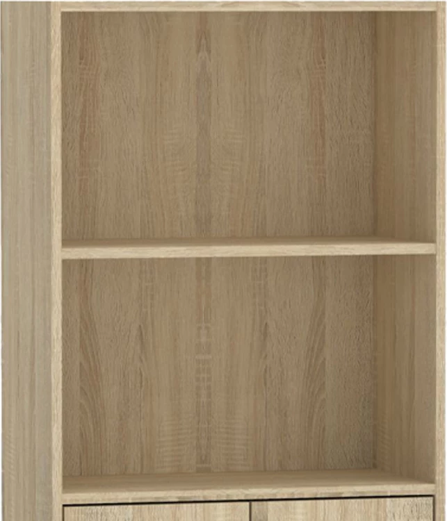 Raft librash Negan, melaminë sonoma, 60x30x120cm