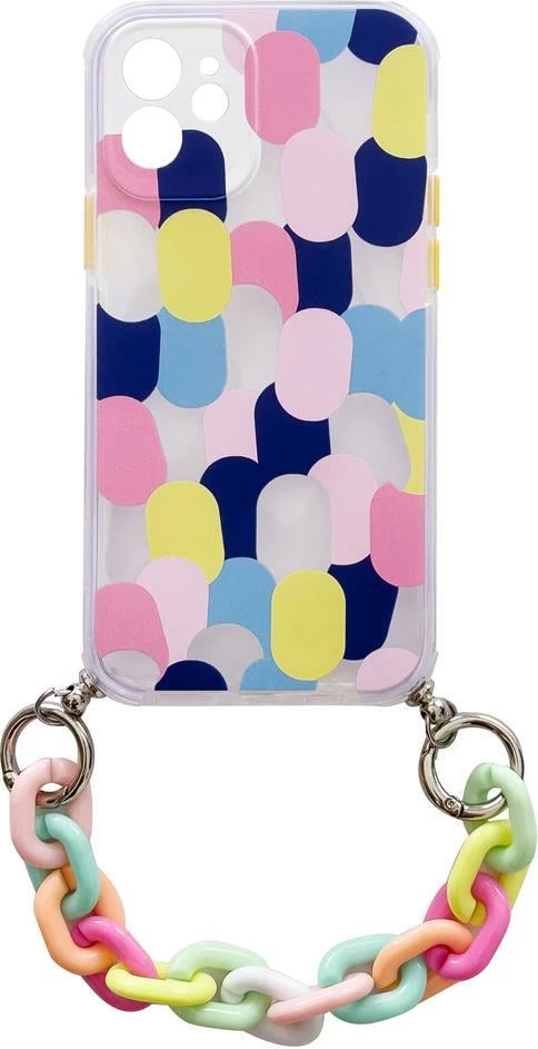 Mbështjellës Hurtel Color Chain Case për Samsung Galaxy A42 5G, me varëse, shumëngjyrësh