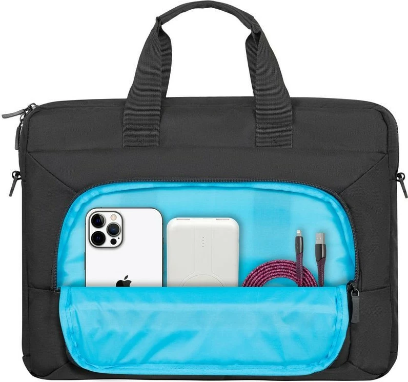 Mbështjellës laptopi RIVACASE Alpendorf 7521, 13.3-14 inç, i zi