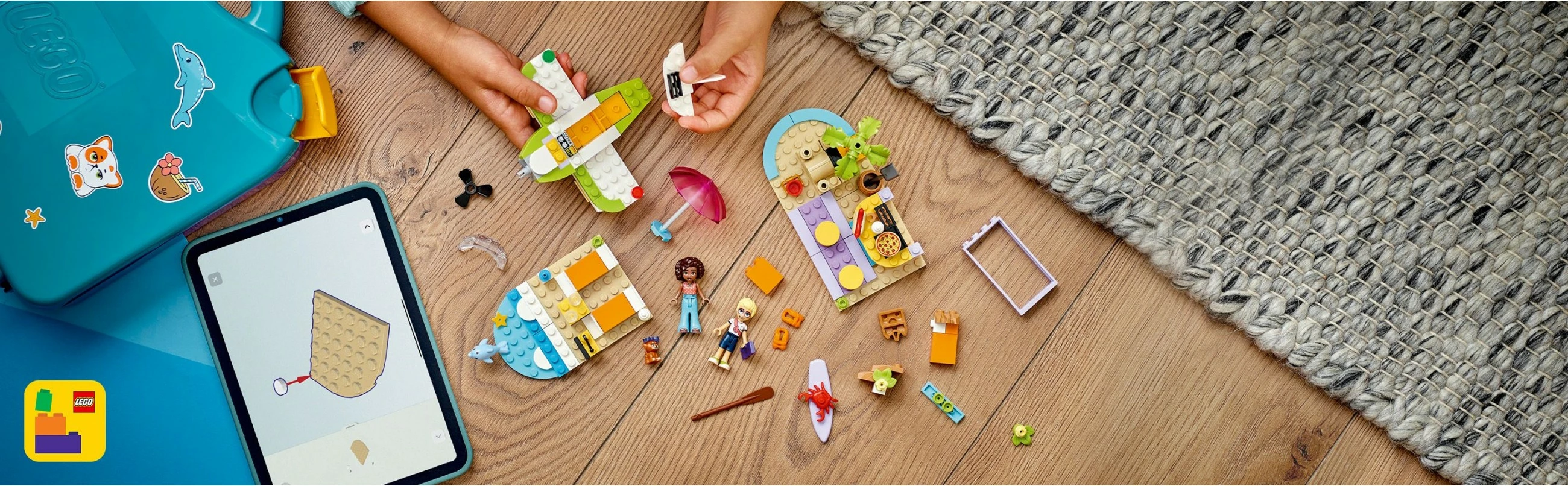 Set ndërtimi LEGO Friends 42672, valixhe kreative, 188 pjesë, shumëngjyrëshe