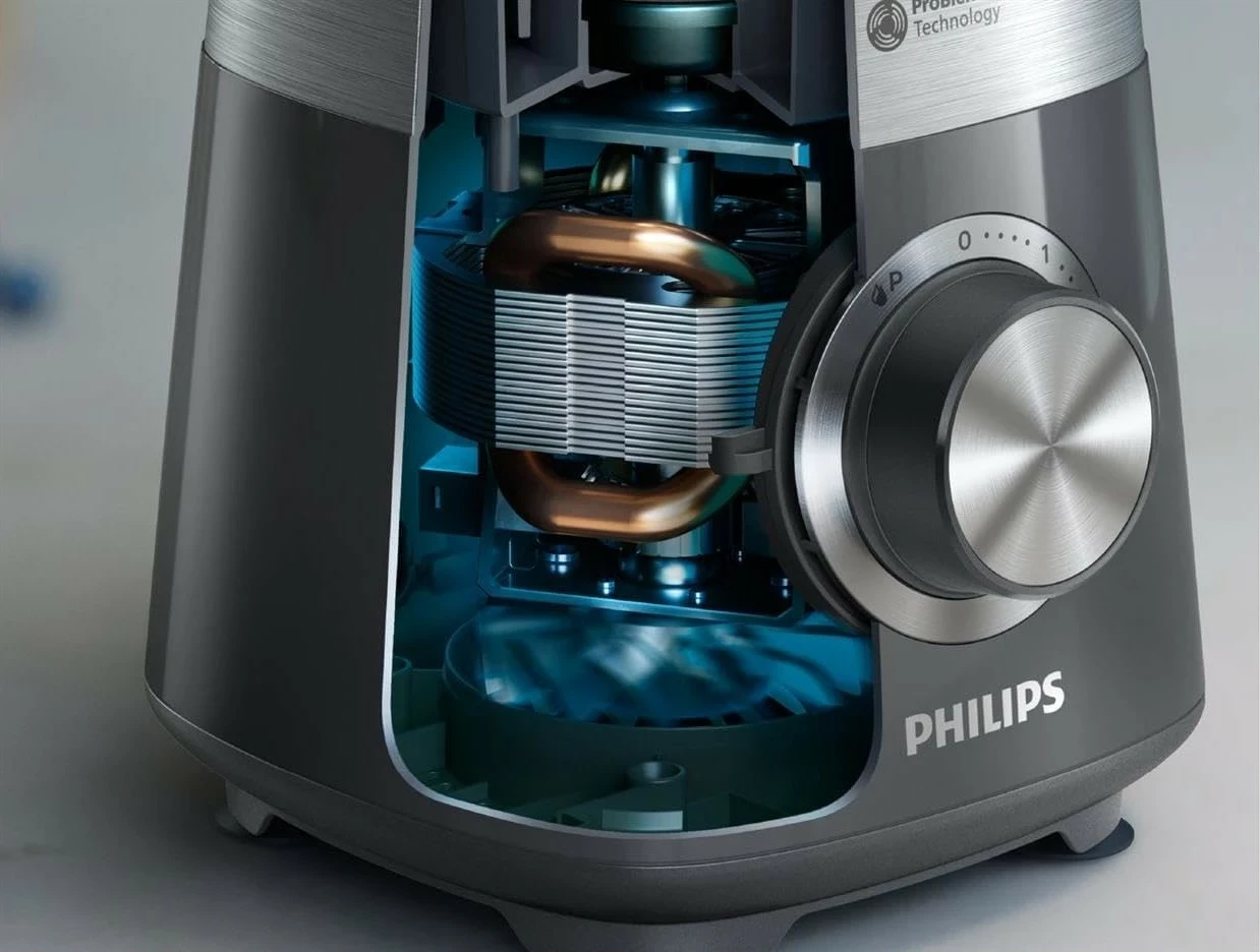 Blender Philips HR3020/20, 2 litra, 1000W, ngjyrë e çelët
