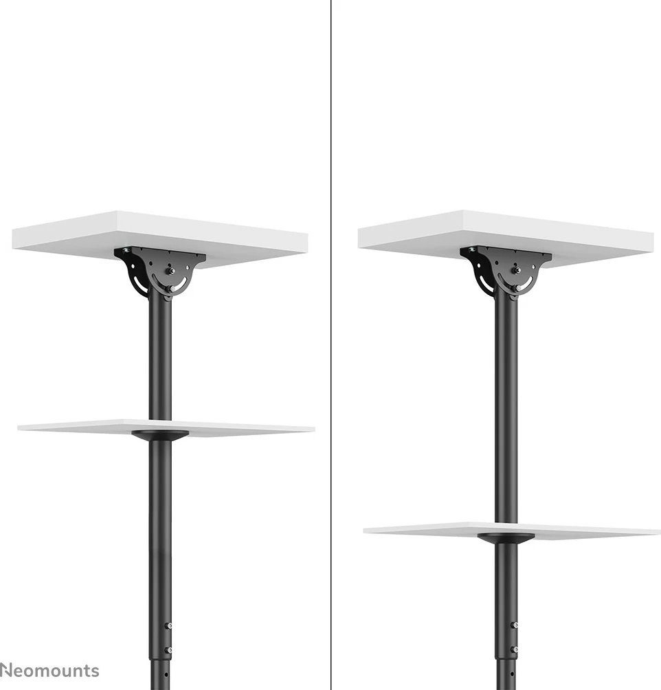 Mbajtëse tavani për TV/monitor Neomounts CL35-440BL16XL, 37-70 inç, rregullim lartësie, e zezë