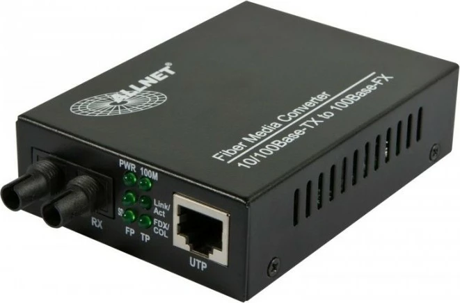 Konvertues rrjeti ALLNET ALL-MC107-ST-MM, 100 Mbit/s, IEEE 802.3, IEEE 802.3u, IEEE 802.3x, Fast Ethernet, 10,100 Mbit/s, 10BASE-T, 100BASE-TX, 100BASE-FX, i zi
