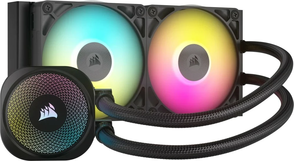 Ftohës CPU Corsair iCUE LINK TITAN 240 RX RGB, 240mm, me dy ventilatorë RGB