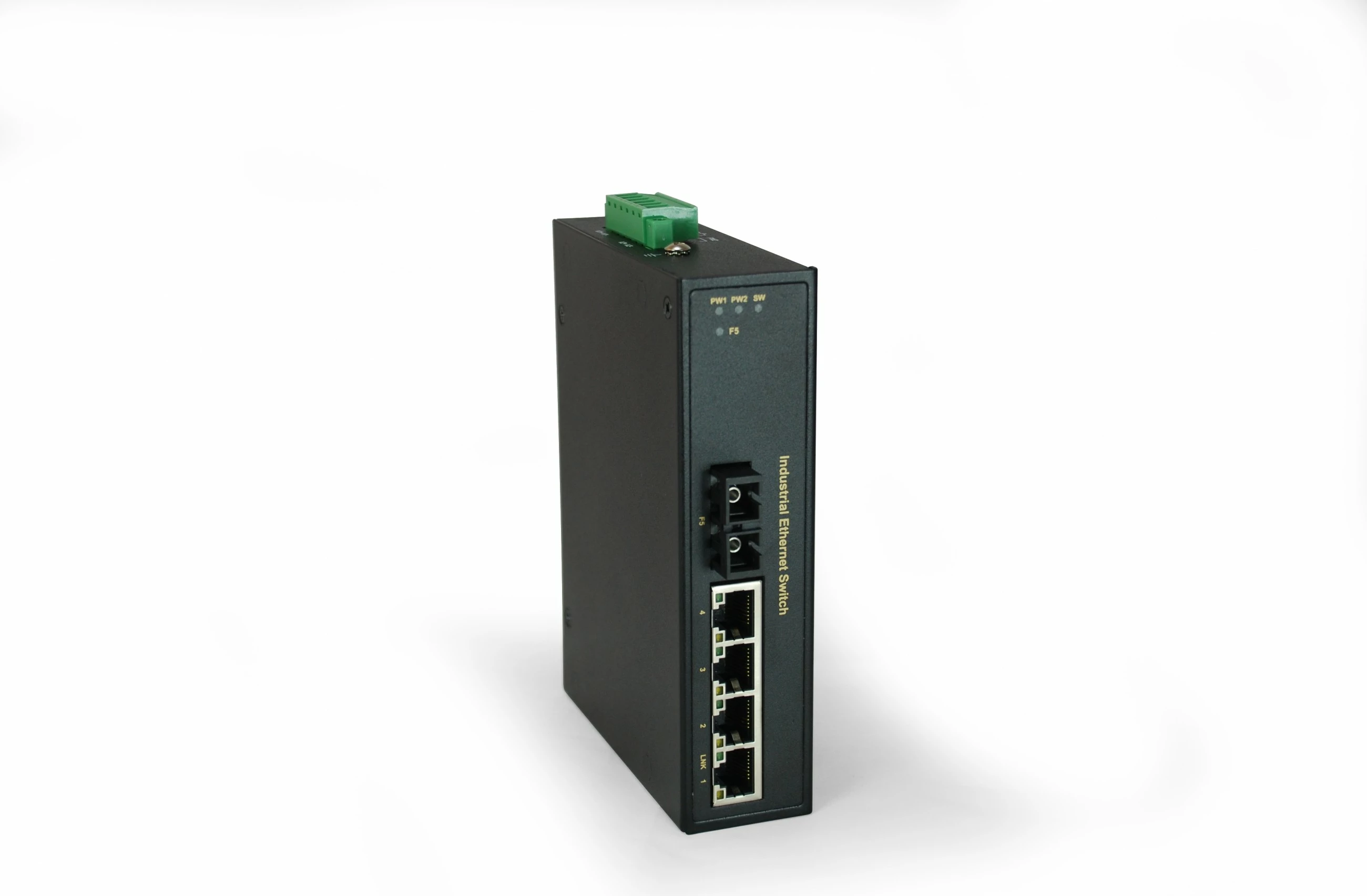 Switch LevelOne 5-Port Fast Ethernet Industrial, DIN-Rail, -40°C deri 75°C, Pa menaxhim, PoE, Montim në mur
