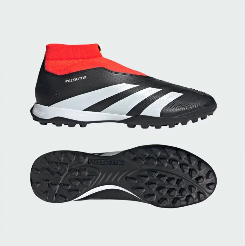 Atlete për meshkuj adidas Predator League LL Jr TF IG7715, të bardha me të zeza dhe të kuqe