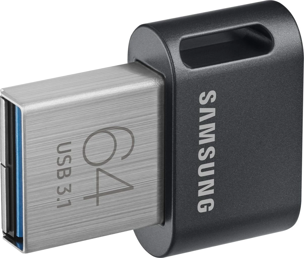 USB flash drive Samsung MUF-64AB FIT Plus, 64 GB, USB 3.2, Gri/Argjend