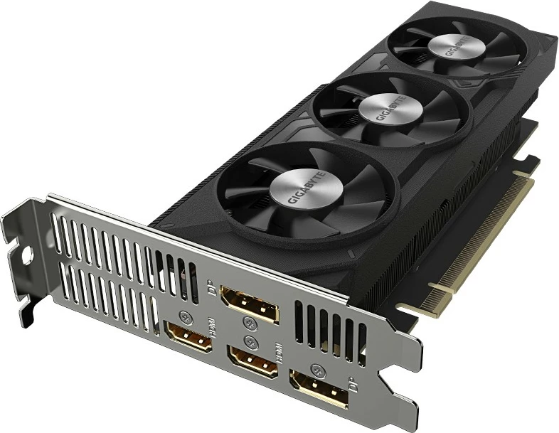 Kartelë grafike Gigabyte GeForce RTX 4060 OC Low Profile 8G, 8 GB, GDDR6, PCI Express 4.0, e zezë