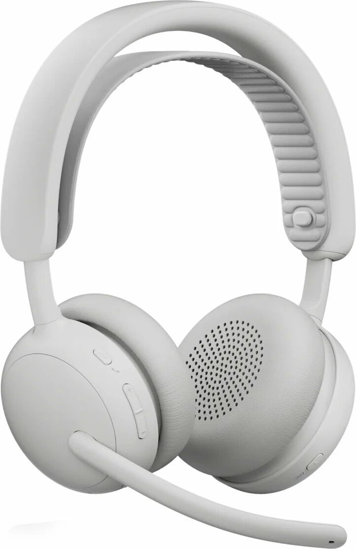 Kufje Logitech Zone Wireless 2 ES 981-001508, Bluetooth/USB-C, ANC, të bardha