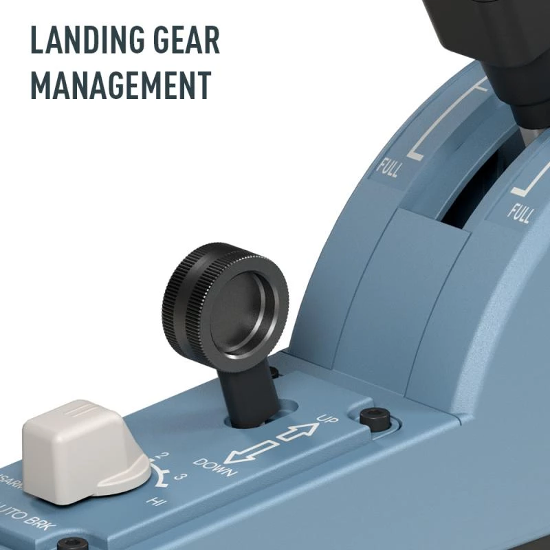 Modul shtesë throttle Thrustmaster TCA Quadrant Add-On Airbus Edition, 2 copë, blu