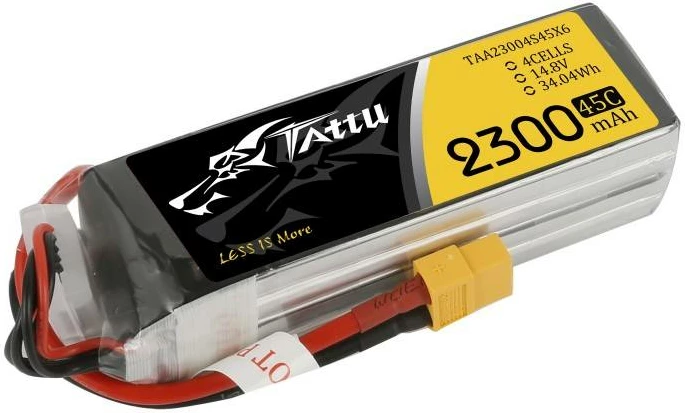 Bateri LiPo Tattu 2300mAh 14.8V 75C XT60 për dronë