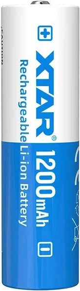 Bateri rikarikueshme XTAR 14500-1200, 1200 mAh, Li-Ion, 3.7V, 1 copë