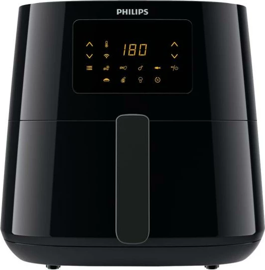 fritezë ajri, Philips, Airfryer HD9280/70 XL, 6.2L, e zezë