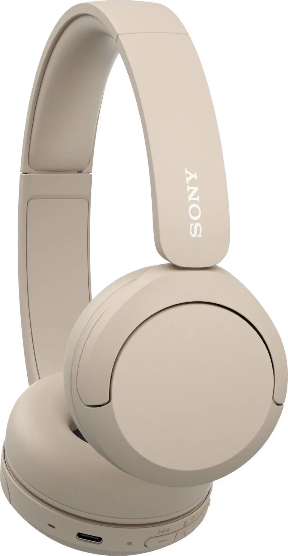 Kufje on-ear pa tela, Sony WH-CH520 (WHCH520C.CE7), Bluetooth, mikrofon, bezhë