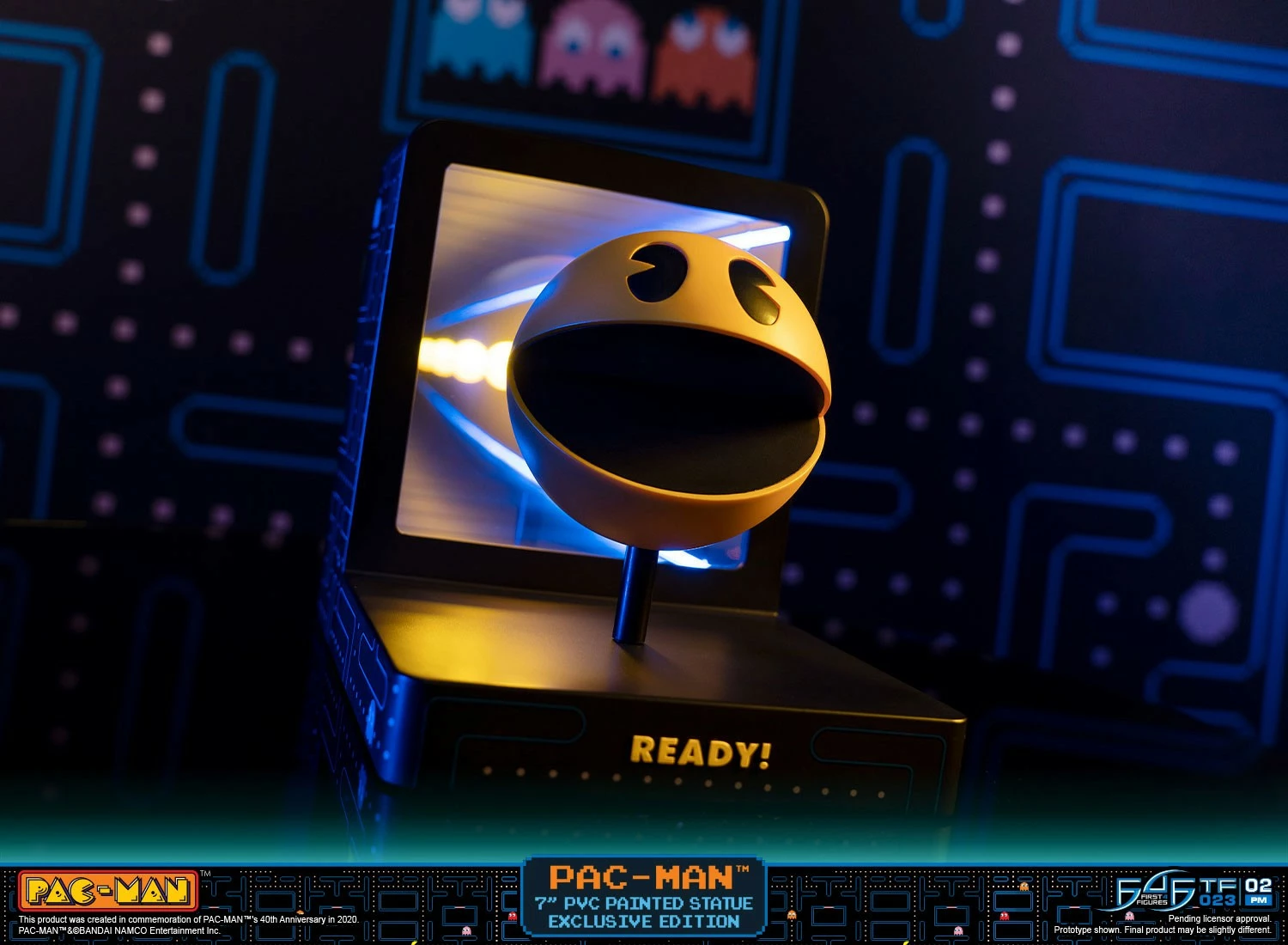 Figurinë PVC FIRST4FIGURES PAC-MAN 40th Anniversary, edicion ekskluziv