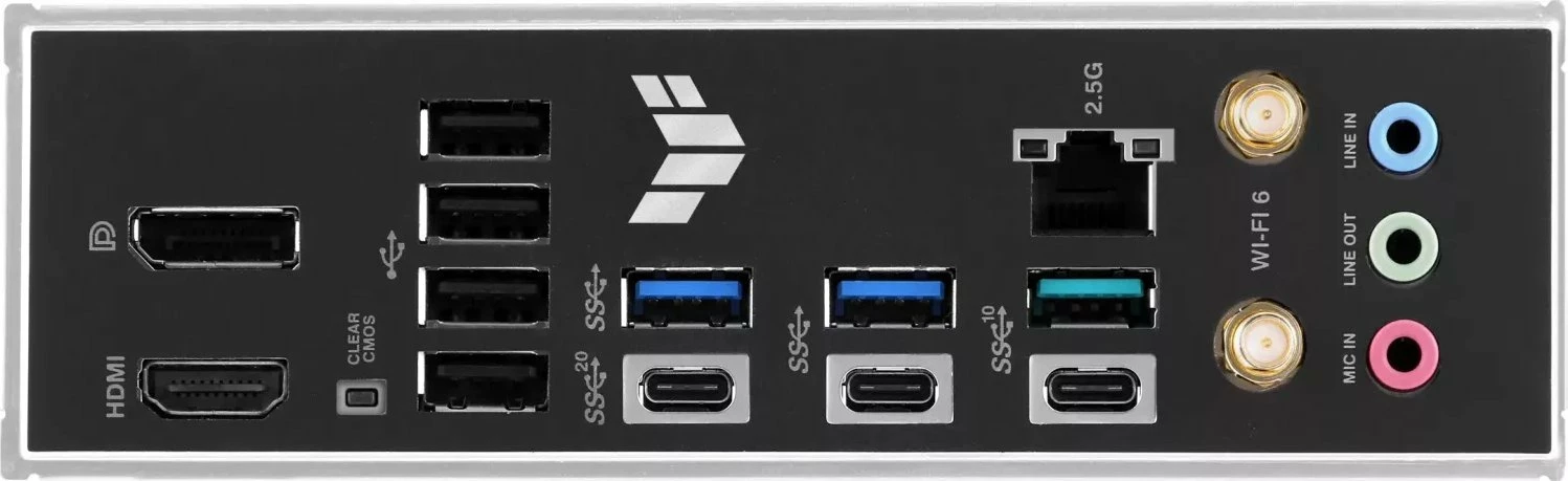 Pllakë amë Asus TUF Gaming B760M-BTF WIFI D4, mATX, DDR4, WiFi 6, 2.5GbE, e zezë