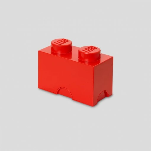 Kuti magazinimi LEGO Room Copenhagen Brick 2, polipropilen, e kuqe