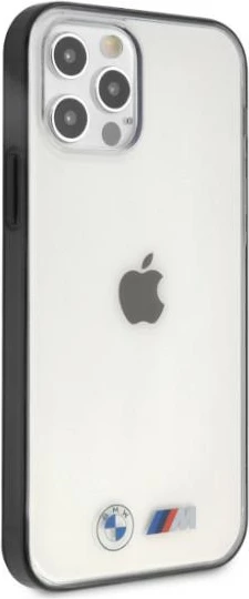 Mbështjellës BMW Sandblast për iPhone 12 Pro Max, transparent hardcase