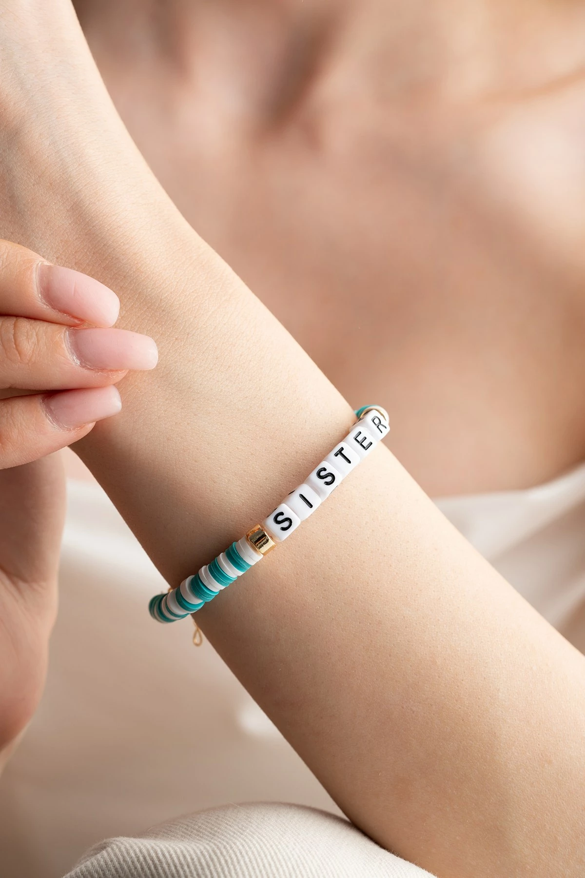 Byzylyk motrash, ngjyrë e gjelbër dhe e bardhë, Jumeon, B236610