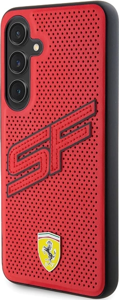 Mbështjellës Ferrari Big SF Perforated për Samsung Galaxy S24, i kuq