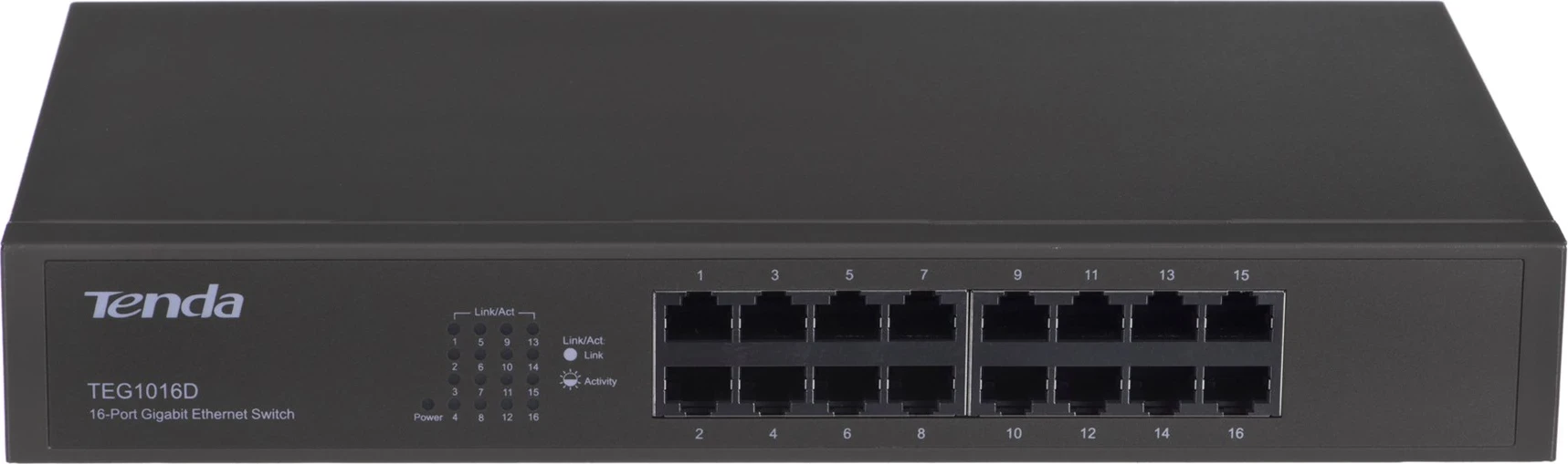 Switch Tenda 16-port Gigabit Ethernet, Blu