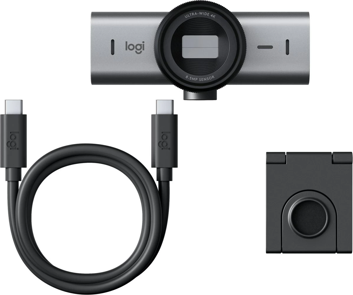Kamerë interneti Logitech MX Brio, 4K, 8.5 MP, 3 mikrofona, Alumini