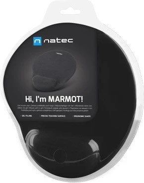 Mbështjellës për kyçin Natec Marmot, i zi