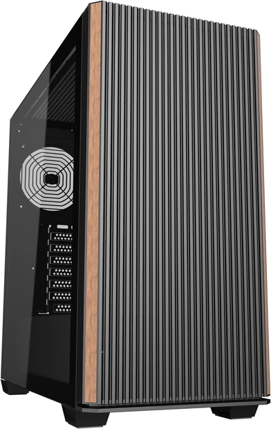 Kasë Darkflash DS900WS ATX Midi Tower, tempered glass, pa ventilatorë, e zezë