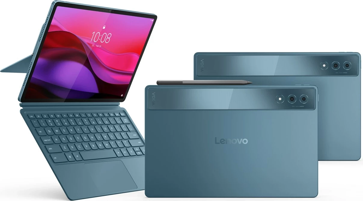 Tablet Lenovo Yoga Tab Plus, Qualcomm Snapdragon, 256 GB, 32.3 cm (12.7") 3K, 16 GB, Teal