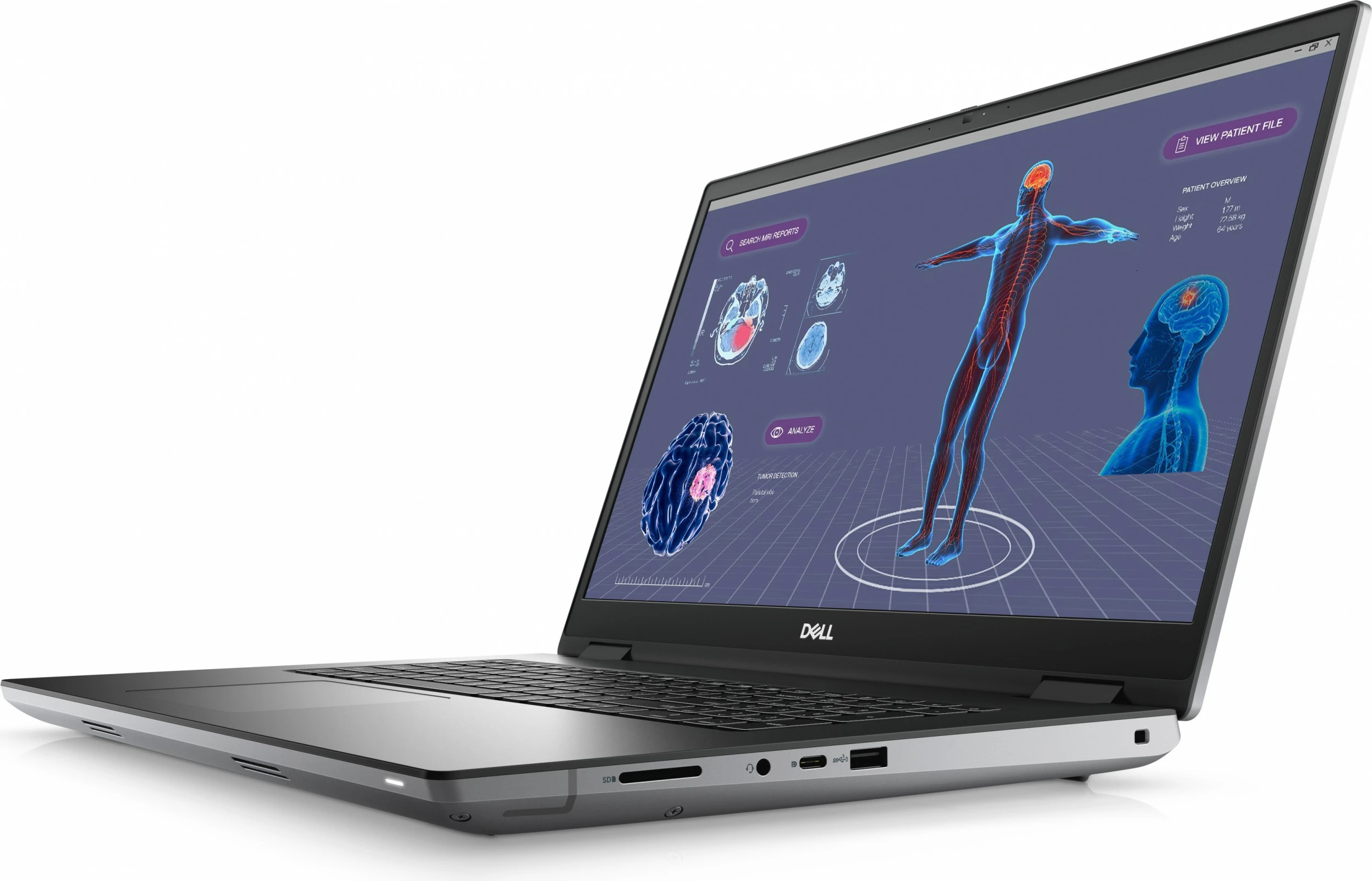 Laptop DELL Precision 7780, Intel Core i9, 32 GB RAM, 1 TB, 17.3", Gri