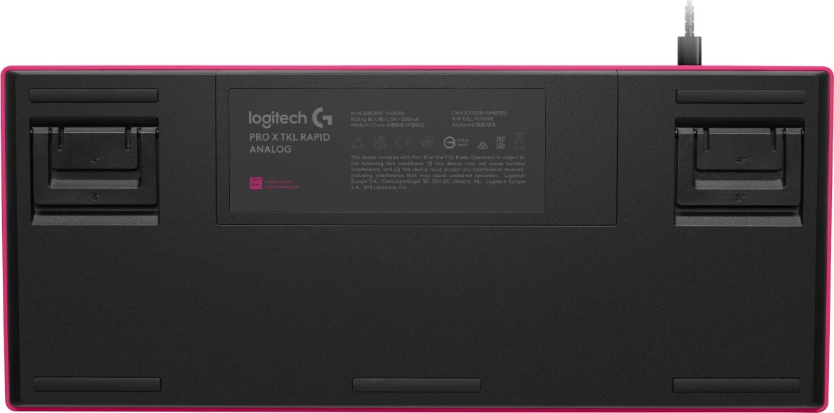 Tastierë Logitech PRO X TKL RAPID, magenta, US layout