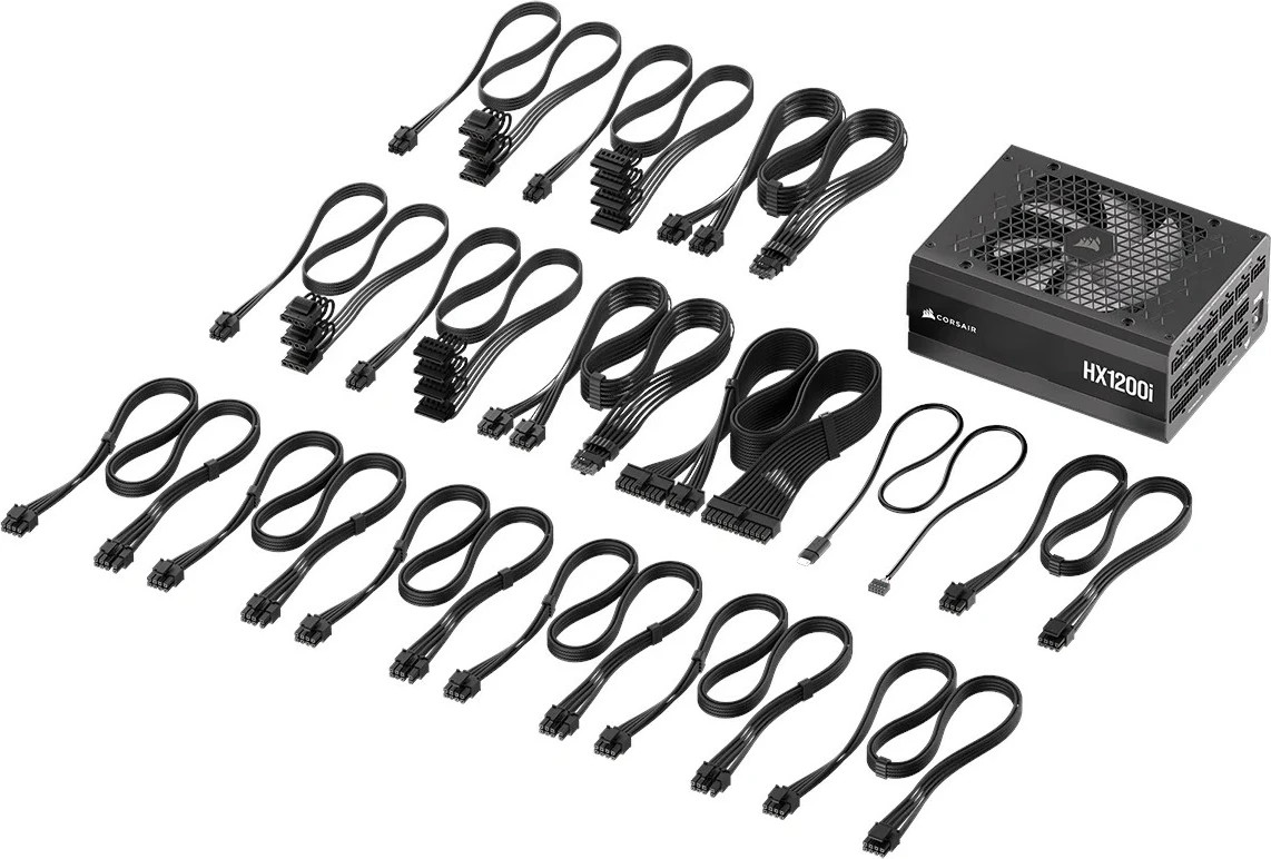 Kasë furnizimi Corsair HX1200i, 1200W, 80 PLUS Platinum, Modular, E zezë