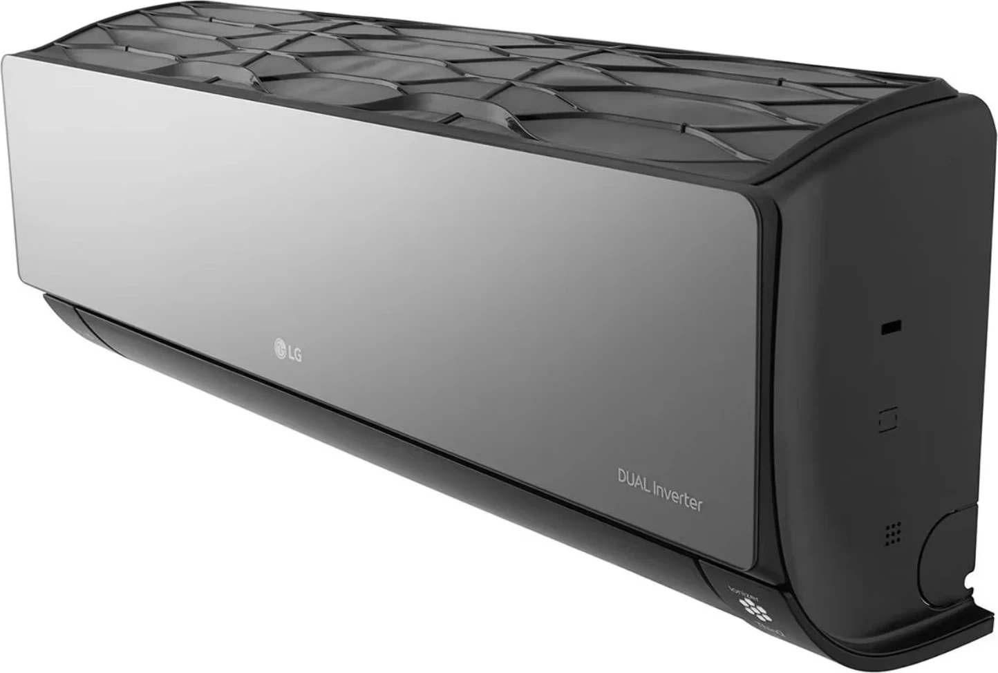 Kondicioner LG Artcool Mirror AC12BK.NSJ/AC12BK.UA3 3.5 kW inverter me ionizator UV Nano WiFi, gri/argjend