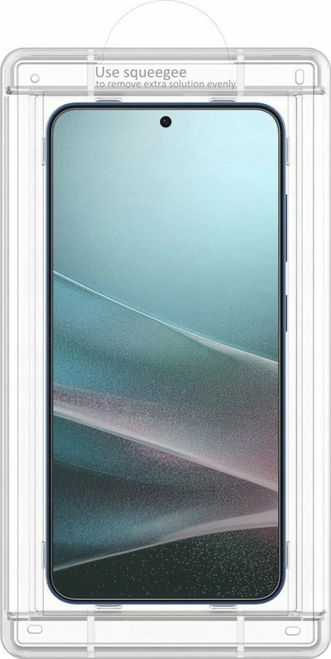 Xham mbrojtës hibrid Spigen Elite Shield EZ Fit HD për Samsung Galaxy S25, transparent, 1 copë