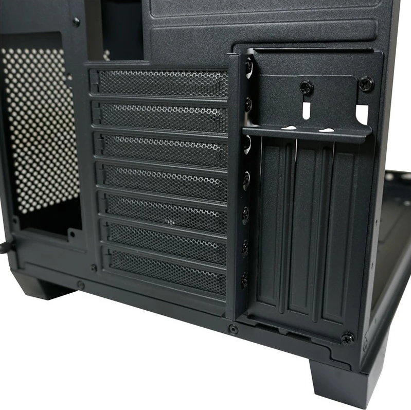 Kasë LC-Power 809B Dark Storm_X, Midi Tower, ATX, RGB, e zezë