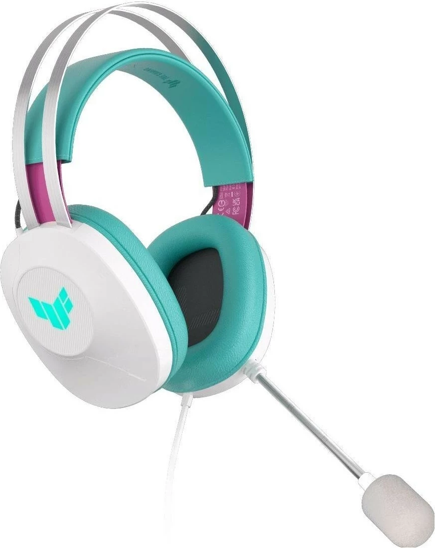 Kufje gaming Asus TUF Gaming H1 Gen II Hatsune Miku Edition, 7.1, USB, e bardhë