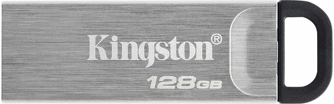 USB Kingston DataTraveler Kyson 128GB, USB 3.2, Argjendtë