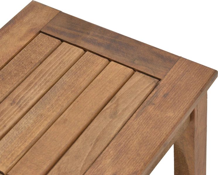 Tavolinë plazhi Retto dru ahu ngjyrë arre 45x40x42cm