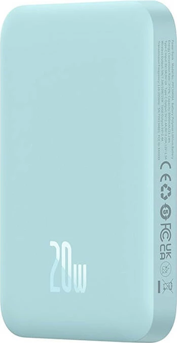 Powerbank Baseus Magnetic Mini 6000 mAh 20W, blu