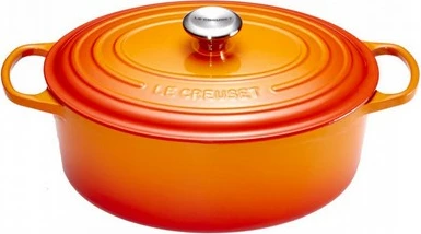 Tenxhere Le Creuset 21178290902430, 4.7L, gize, portokalli