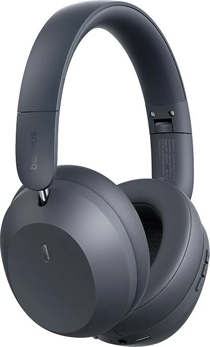 Kufje Baseus Bass 35 Max, me kabllo & pa kabllo, Bluetooth, Gri