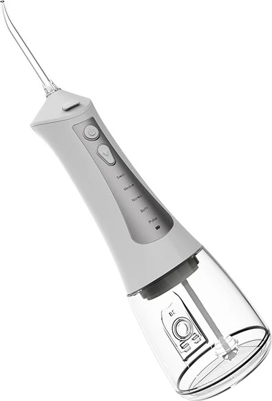 Irigator oral Lafe CleanPRO White, 300 ml, 6 koka, i bardhë