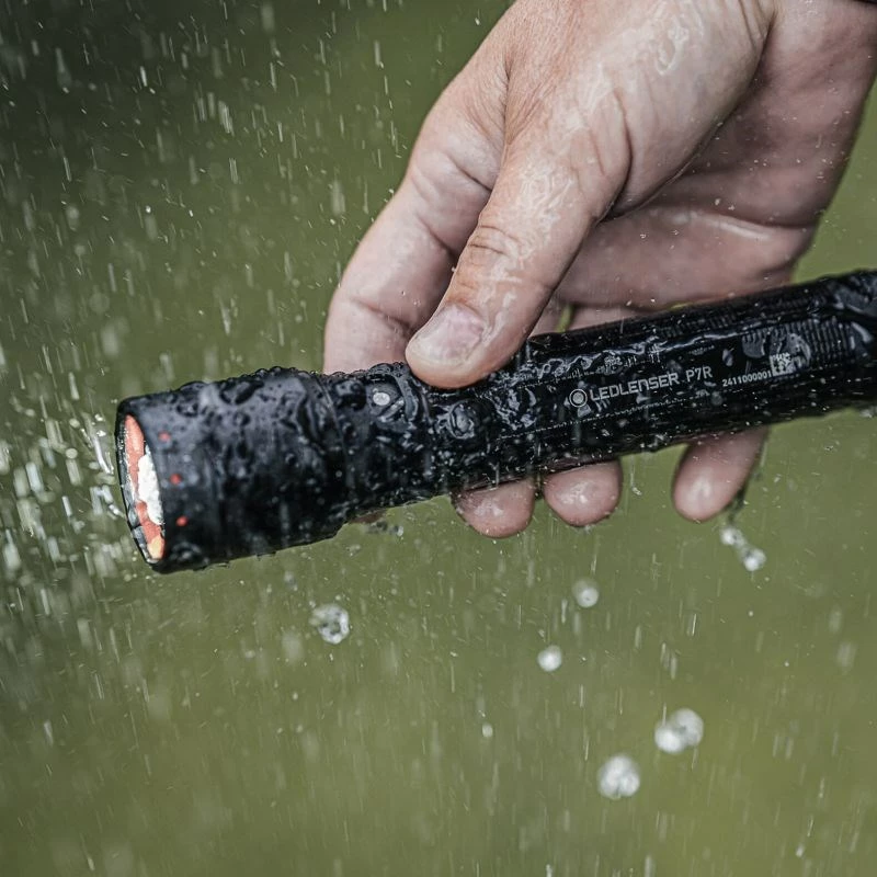 Elektrik dore Ledlenser P7R, LED, 80 orë, IP68, i zi